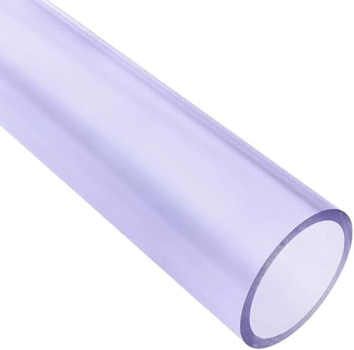 HAF® PVC Druckrohr Transparent mit Außendurchmesser 40mm & 3mm Wandstärke - PVC Rohr aus PVC-U für Rohranschlüsse, Poolverrohrungen und vieles mehr - Qualität: Made in Europe, Länge: 1m von HAF