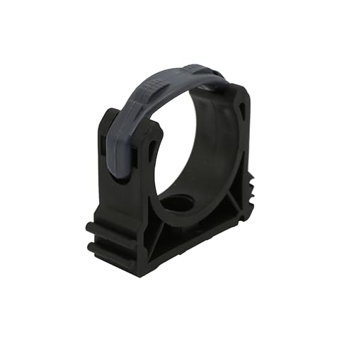 HAF® 2x PVC Fitting Rohrschelle 40mm aus Kunststoff | Poolzubehör | Rohrklemme mit Verschlussbügel | Rohrhalter für Rohre mit 40mm Außendurchmesser | Qualität: Made in Europe - Menge: 2 Stück von HAF