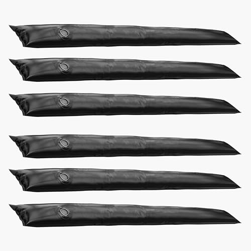 HAF® Pool Befestigungsschlauch zur Beschwerung von Abdeckplanen | Menge: 6 Stück | 0,6mm stark & 197cm lang | Befüllbar mit Wasser & Sand | PVC Wassersack zur sicheren Überwinterung vom Schwimmbecken von HAF