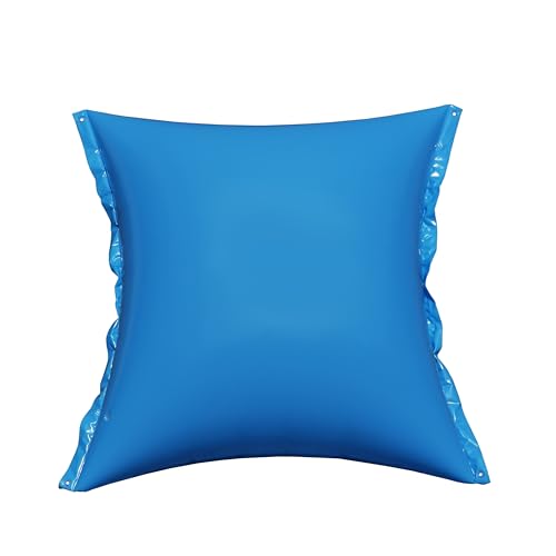 HAF® Pool Luftkissen 120 x 120 cm zur Überwinterung in blau | Menge: 1 Stück | Aufblasbares Poolkissen für Abdeckung des Schwimmbeckens im Winter | Kissen für winterfeste Poolabdeckung von HAF