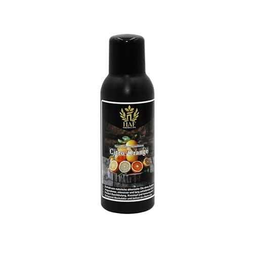 HAF® Sauna Aufgusskonzentrat Citro Orange 100 ml | Saunaduft mit natürlichen ätherischen Ölen | Saunaaufguss ohne künstliche Zusätze | Saunaöl für intensiven und langanhaltenden Duft von HAF