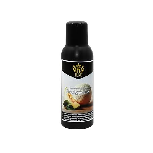 HAF® Sauna Aufgusskonzentrat Honigmelone 100 ml | Saunaduft mit natürlichen ätherischen Ölen | Saunaaufguss ohne künstliche Zusätze | Saunaöl für intensiven und langanhaltenden Duft von HAF