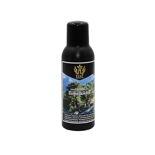 HAF® Sauna Aufgusskonzentrat Zirbelkiefer 100 ml | Saunaduft mit natürlichen ätherischen Ölen | Saunaaufguss ohne künstliche Zusätze | Saunaöl für intensiven und langanhaltenden Duft von HAF