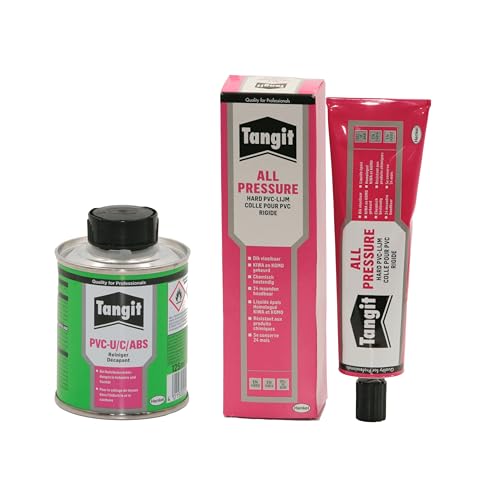 HAF PVC-U/C/ABS Reiniger & Primer in 125ml Dose + PVC-U Kleber All Pressure Spezialkleber in 125g Tube - Geeignet für Klebeverbindungen aus PVC-U und PVC-C - Menge: 1x Reiniger & 1x Kleber HAF PVC-U/C/ABS Reiniger & Primer in 125ml Dose + PVC-U Kleber All Pressure Spezialkleber in 125g Tube - Geeignet für Klebeverbindungen aus PVC-U und PVC-C - Menge: 1x Reiniger & 1x Kleber von HAF