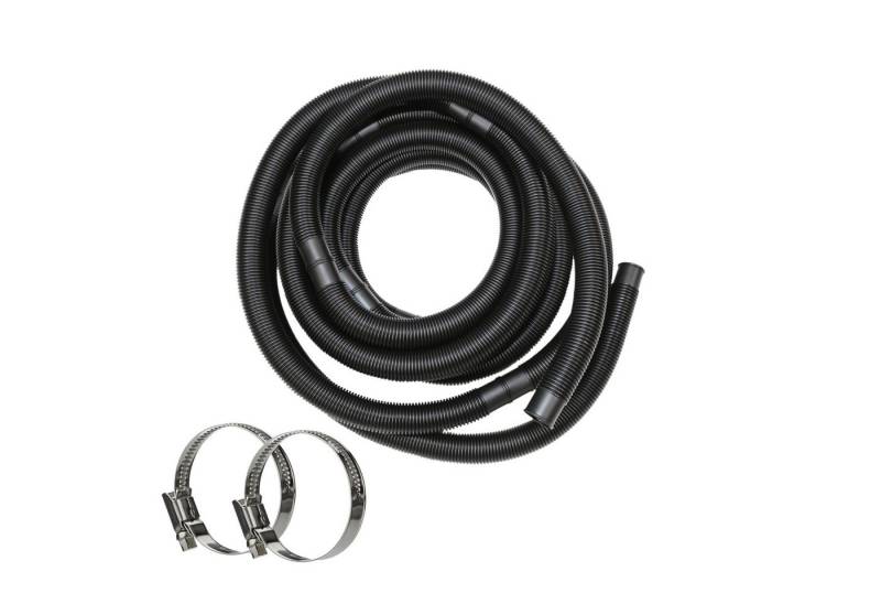 HAF Poolschlauch Schwimmbadschlauch Poolschlauch Solarschlauch Schwarz Ø 32mm 1 Meter, Schlauch "Made in Germany" mit Trennmuffen, inkl. 2 Schlauchschellen aus Edelstahl (25-40mm) von HAF