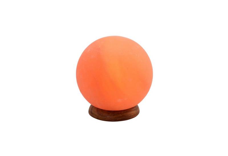 HAF Salzkristall-Tischlampe Salzlampe Rosa Planet 3 kg mit Salzkristallen inkl Fassung + Birne, Leuchtmittel wechselbar, Warmweiß/Rosa, Handgefertigt - jeder Stein ein Unikat von HAF