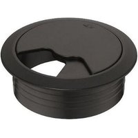 Hafele - Schwenkbare Kabeldurchführung ø 60mm Schwarz - 428.96.302 von Hafele