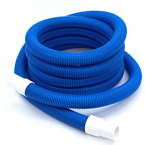 HAFIX® Pool Schlauch Ø38mm Saugschlauch 15m Ersatzschlauch Poolsauger 38 mm Durchmesser in blau. Pool Schwimmbadschlauch inkl. 2 vorgeformte Muffen. von HAFIX