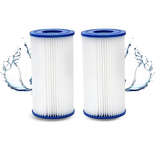 HAFIX® Poolfilter Pool Filter für Whirlpool Pool Gr. III. Filterkartuschen Filter Kartuschenfilter für Poolpumpe Typ A. Filterkartusche für Swimmingpool. Papierfilter Cartridge Wasserfilter Pool 2 St. von HAFIX