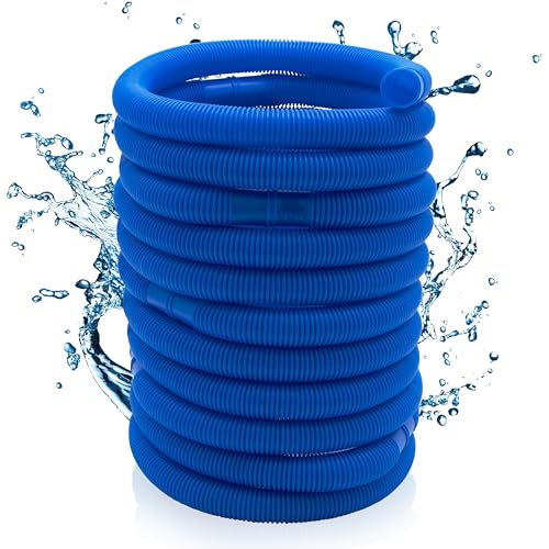 HAFIX Pool Schlauch 32mm Pool Saugschlauch 2m Ersatzschlauch Poolsauger 32mm Durchmesser in blau. Poolschlauch Schwimmbadschlauch. Pumpenschlauch für Filter Pumpe. Flexibler Wasserschlauch 2 Meter. von HAFIX