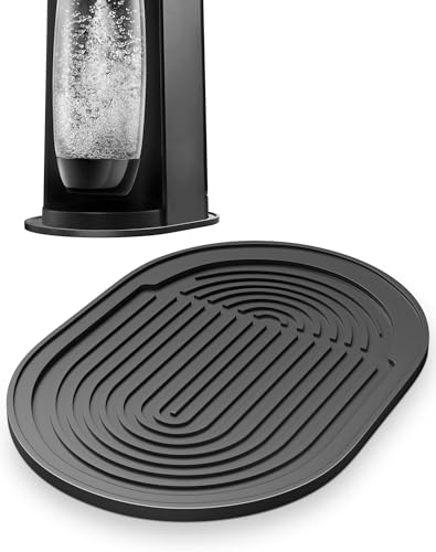 Abtropfmatte, Silikonmatte kompatibel mit SodaStream Terra, Silikon Unterlage Schützt die Küchenarbeitsplatte (Für Sodastream Terra) von HAFOEEP
