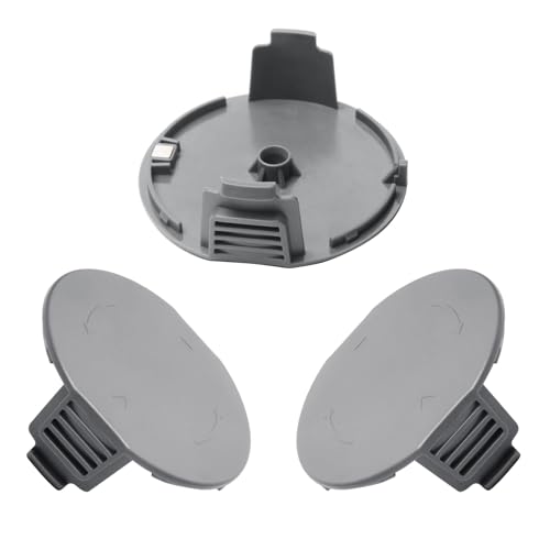 3 Stück Rasentrimmer Spulenabdeckung 1600A01R5J Passend für Bosch Universal GrassCut 18,18-26,18-230,18-260 Fadenspule F016800570 F016800462 Rasentrimmer Grass Trimmer Abdeckung von HAFRILY