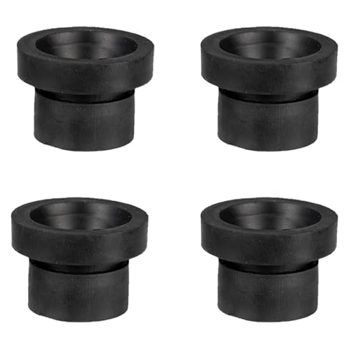 HAFRILY 4 Stück 1555641 Motorabdeckungstüllen 7M5Q6D277AA kompatibel mit Ford Focus C-Max Galaxy Kuga Mondeo S-Max Schwarz Gummi Motorabdeckung Tüllen Teile von HAFRILY