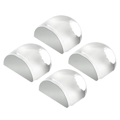 HAFRILY 4 Stück Türstopper Boden Kleben Transparente Selbstklebende Stopper Wandpuffer Selbstklebend Türstopper Kleben Ohne Bohren für alle Harten Böden Schutz von Wand und Möbeln von HAFRILY