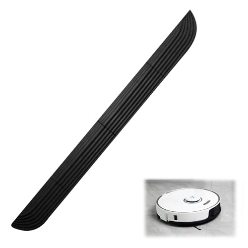 HAFRILY Türschwellenrampe Saugroboter für Alle Saugroboter Zubehör Flexible Rampe Saugroboter, Unterstütztes Klettern Heim Saugroboter Rampe (Schwarz) von HAFRILY