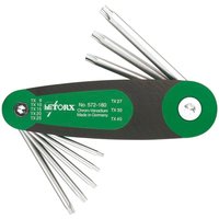 Hafu - Torx® Stiftschlüssel-Satz im Klapphalter Serie 572 8-teilig von HAFU