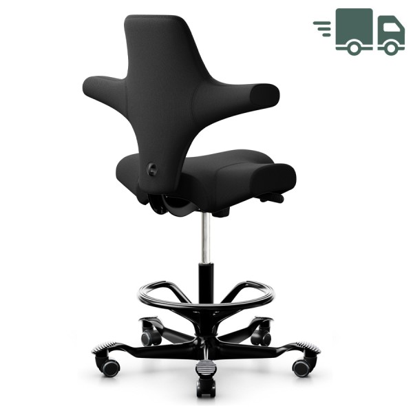 HAG CAPISCO 8106 | Stehhilfe mit Fußring | Wollstoff Select schwarz | Gestell... von HAG