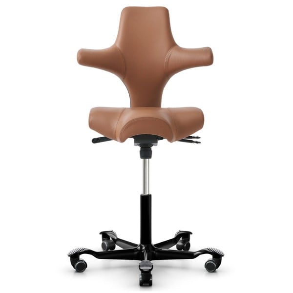 HAG CAPISCO 8106 | Stehhilfe | Leder Paloma Sonderfarbe natur | Gestell schwarz von HAG