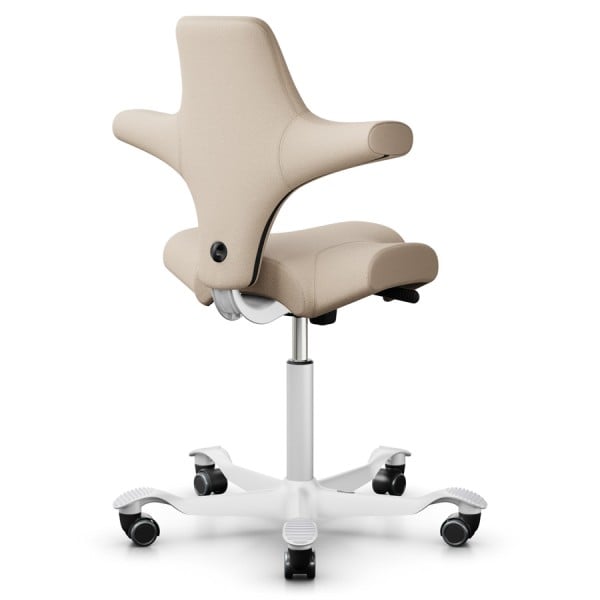 HAG CAPISCO 8106 | Stoff Select hellbeige | Gestell weiß von HAG