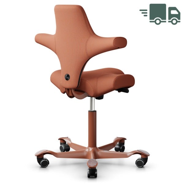 HAG CAPISCO 8106 | Wollstoff Capture orange-rot 4301 | Gestell Blush Rose von HAG