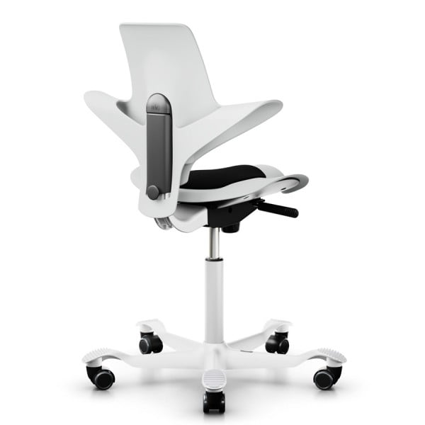 HAG CAPISCO PULS 8010 | White Edition | Kisseneinsatz schwarz | Gestell weiß von HAG