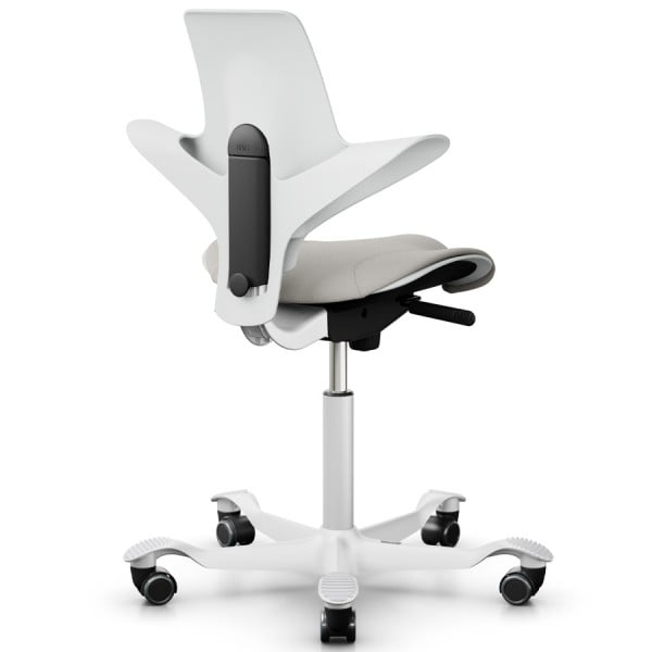 HAG CAPISCO PULS 8020 | White Edition mit Polster in Hellgrau | Gestell weiß HAG CAPISCO PULS 8020 | White Edition mit Polster in Hellgrau | Gestell weiß von HAG
