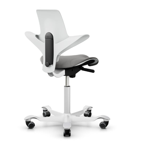 HAG CAPISCO PULS 8020 | White Edition mit Polster in Hellgrau | Gestell weiß HAG CAPISCO PULS 8020 | White Edition mit Polster in Hellgrau | Gestell weiß von HAG