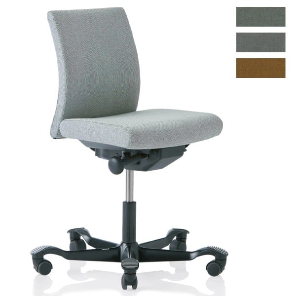 HAG Creed 6002 Bürostuhl mit niedriger Rückenlehne - Bezugsstoff Re-wool von HAG