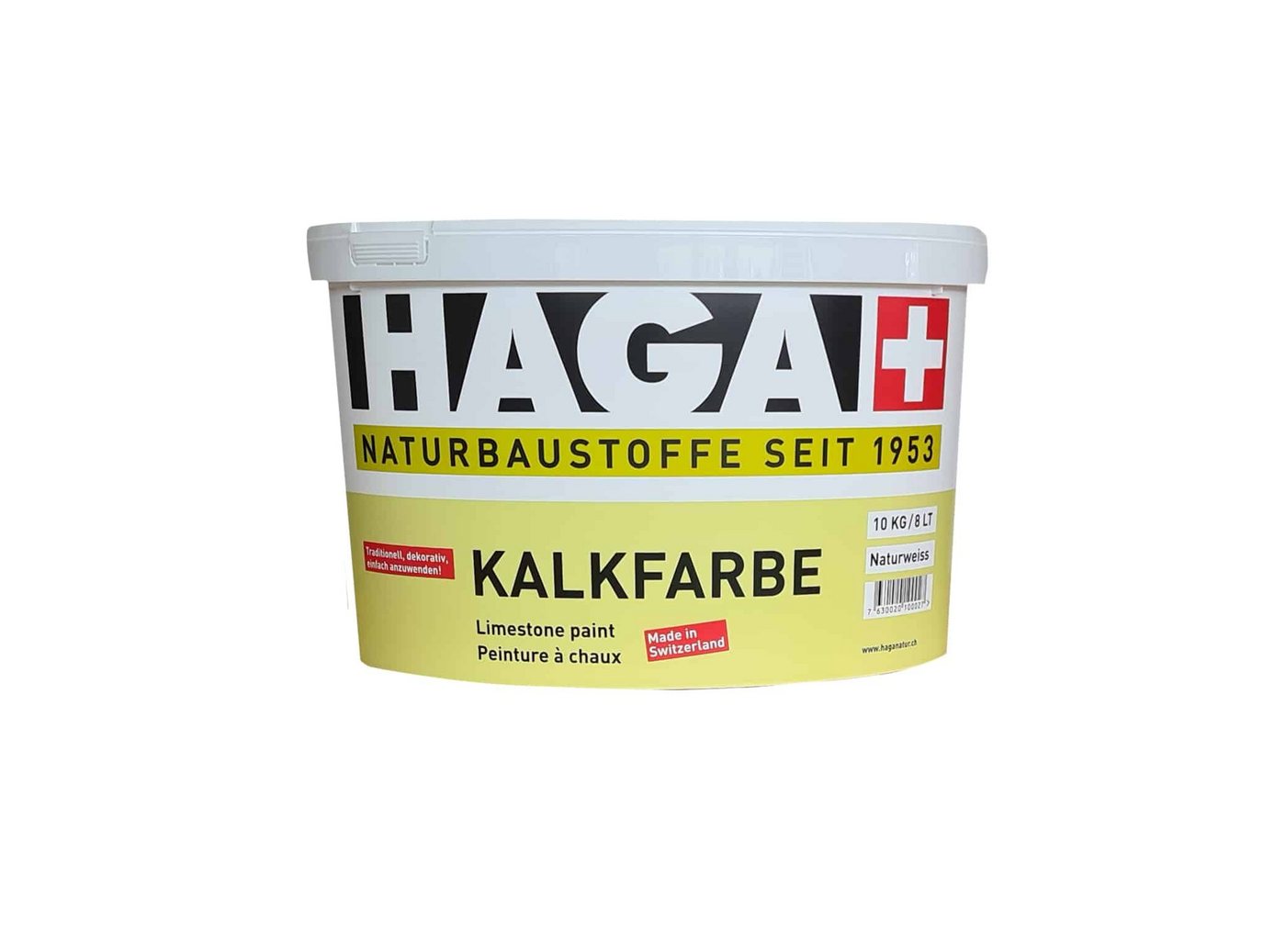 HAGA Naturbaustoffe Wandfarbe HAGA Kalkfarbe Naturweiss von HAGA Naturbaustoffe