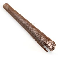 Haga - 10 St. Dachrinnenschutz 2m lang Laubfang 100mm-125mm Laubstopp braun von HAGA