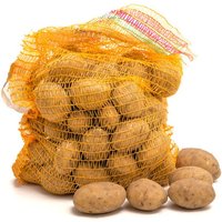Haga - 100 Stück Raschelsäcke 28cm x 36cm Kartoffelsack Gemüsesack Zwiebelsack Sack von HAGA