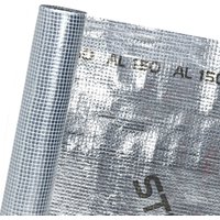 Haga - Dachfolie 1,5m x 25m Alu-beschichtet Dampfschutzmembran Dachbahn von HAGA