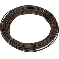 Haga - Spanndraht 3mm x 50m Gartendraht für Maschendrahtzaun in braun von HAGA