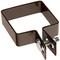 Haga - Strebenschelle 7cm x 7cm Befestigungscchelle eckig für Pfosten in braun 10 Stück von HAGA