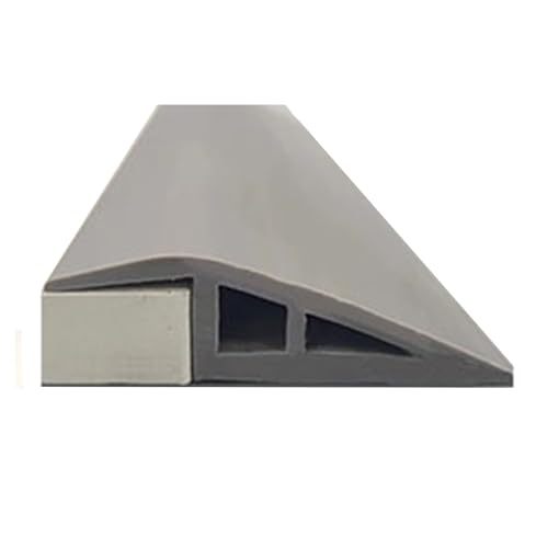 HAGJII Pvc übergangsleiste Universal Multifunktional Teppichboden übergangsprofil Selbstklebend Für Höhenunterschiede Bodentrennstreifen Türleisten Boden Selbstklebend(1.2-1.5CM(7CM)_GRAY) von HAGJII
