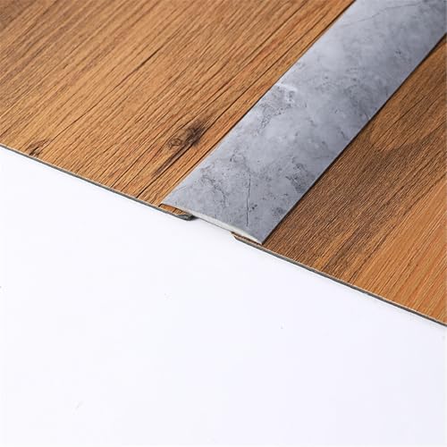 HAGJII Übergangsleiste Hochbelastbar Marmormuster-Design übergangsprofil Selbstklebend Fußbodentrennstreifen Türleisten Boden Selbstklebend Für Die Verbindung Von Laminat(J) von HAGJII