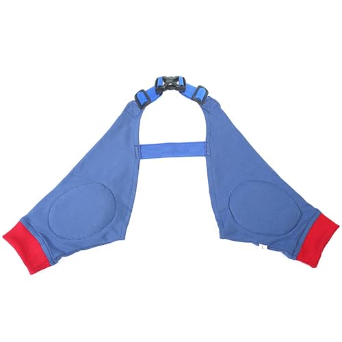 HAGJII Verstellbare Ellenbogenbandage Hund Weich Atmungsaktiv Recovery Sleeve Hund Unterstützung Bequem Hundebeinschutz Vorderbeinbandage Für Hunde Aller Größen(Blau,XL) von HAGJII