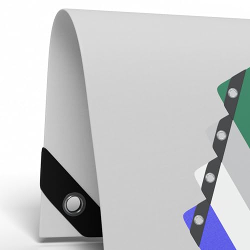 Allzweck-Abdeckplane 8,0x12m - 180g/m² Weiß UV-resistent, wasserfest, PE/PVC, reißfest, für Außen & Innen, mit Alu-Ösen Allzweck-Abdeckplane 8,0x12m - 180g/m² Weiß UV-resistent, wasserfest, PE/PVC, reißfest, für Außen & Innen, mit Alu-Ösen von HAGO