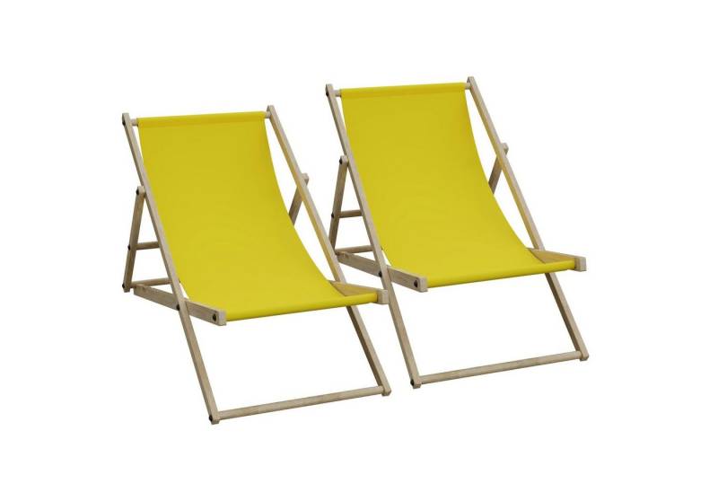 HAGO Gartenliege 2er Set Liegestuhl Doppelpack Strandliege Liege Stuhl Strand Sonnenlie von HAGO