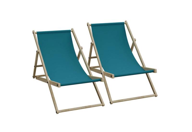 HAGO Gartenliege 2er Set Liegestuhl Doppelpack Strandliege Liege Stuhl Strand Sonnenlie von HAGO