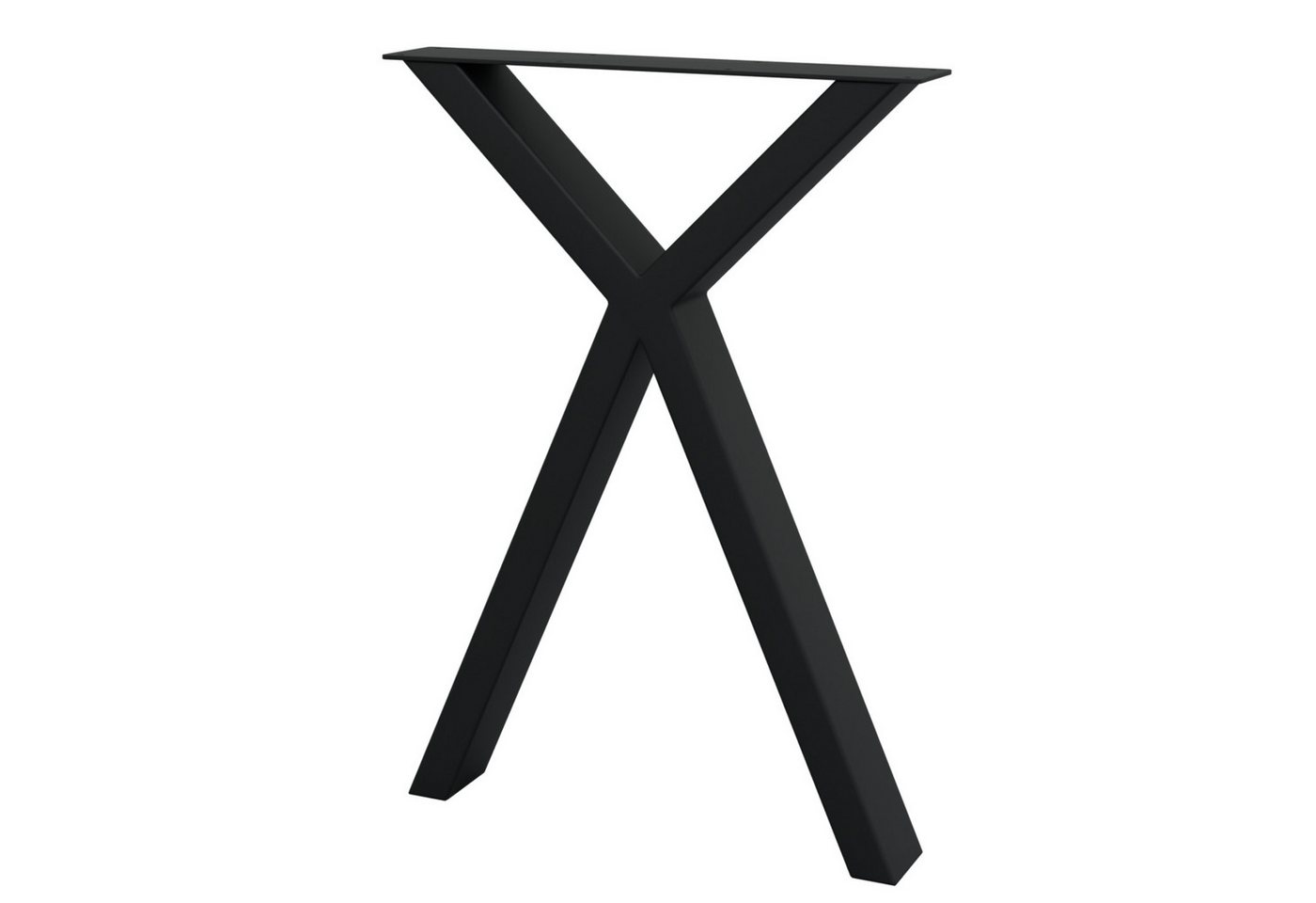 HAGO Tischbein 2er Set Tischkufen X-Form Tischgestell Stahl schwarz pulverbeschichtet HAGO Tischbein 2er Set Tischkufen X-Form Tischgestell Stahl schwarz pulverbeschichtet von HAGO