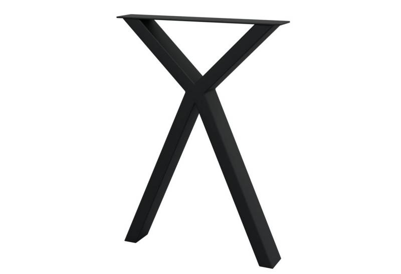 HAGO Tischbein 2er Set Tischkufen X-Form Tischgestell Stahl schwarz pulverbeschichtet HAGO Tischbein 2er Set Tischkufen X-Form Tischgestell Stahl schwarz pulverbeschichtet von HAGO