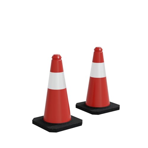 HAGO24 | 2er Set | Warnkegel | Verkehrsleitkegel | Pylon | 51cm | Absperrkegel | Reflektierend | Flexibel | Witterungsbeständig | Hütchen | Stabil | Markierung | Baustelle HAGO24 | 2er Set | Warnkegel | Verkehrsleitkegel | Pylon | 51cm | Absperrkegel | Reflektierend | Flexibel | Witterungsbeständig | Hütchen | Stabil | Markierung | Baustelle von HAGO