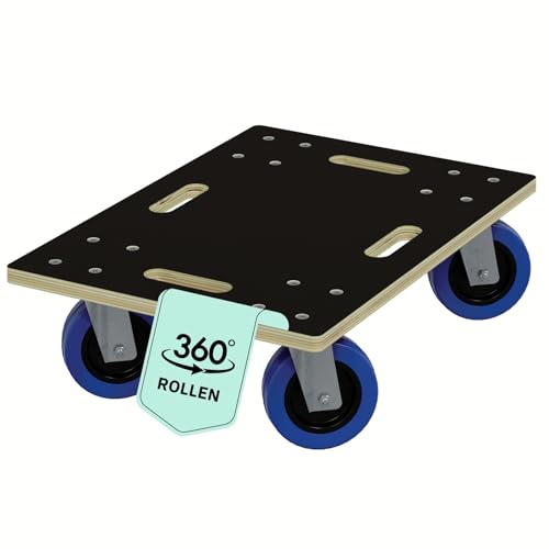 HAGO24 Möbelroller ohne Bremse in 35x50cm I Schwerlast-Rollbrett bis 800kg I Möbel-Transportroller mit Griffmulden I hochwertiger Rollwagen für Umzug I Stabile Transporthilfe mit Rollen HAGO24 Möbelroller ohne Bremse in 35x50cm I Schwerlast-Rollbrett bis 800kg I Möbel-Transportroller mit Griffmulden I hochwertiger Rollwagen für Umzug I Stabile Transporthilfe mit Rollen von HAGO