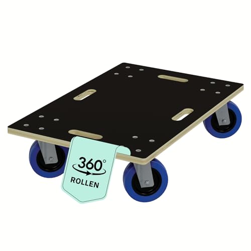 HAGO24 Möbelroller ohne Bremse in 40x60cm I Schwerlast-Rollbrett bis 800kg I Möbel-Transportroller mit Griffmulden I hochwertiger Rollwagen für Umzug I Stabile Transporthilfe mit Rollen HAGO24 Möbelroller ohne Bremse in 40x60cm I Schwerlast-Rollbrett bis 800kg I Möbel-Transportroller mit Griffmulden I hochwertiger Rollwagen für Umzug I Stabile Transporthilfe mit Rollen von HAGO