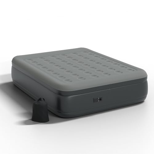 HAGO24 Premium Luftbett 200x160cm I Aufblasbares Doppel-Gästebett für bis zu 270kg I Bequeme Luftmatratze selbstaufblasend I Hochwertiges Camping Bett von HAGO