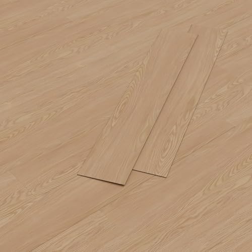 HAGO24 | Vinylboden | 2,23m² | Eiche Sundance Braun Holzmusterung | 2mm Dicke | Laminat Bodenbelag | Rutschfest | Selbstklebend | PVC | 16 Planken | Feuchtraumgeeignet von HAGO