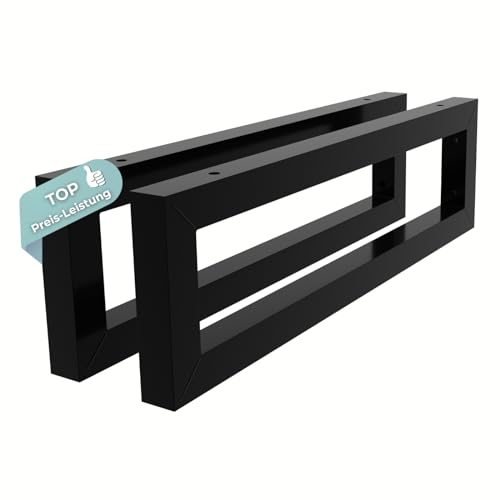 HAGO24 Wandhalterung Regal 2er Set in schwarz I 500x150mm I hochwertige DIY Regalhalterung I Waschtisch Halterung aus Stahl I Wandregal Halterung zur individuellen Gestaltung I robuste Regalträger HAGO24 Wandhalterung Regal 2er Set in schwarz I 500x150mm I hochwertige DIY Regalhalterung I Waschtisch Halterung aus Stahl I Wandregal Halterung zur individuellen Gestaltung I robuste Regalträger von HAGO
