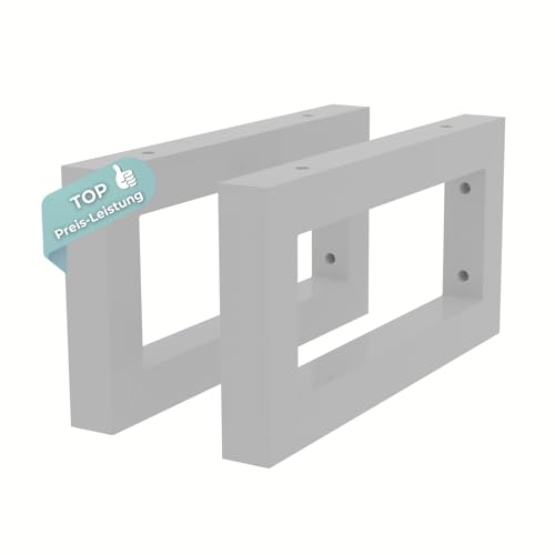 HAGO24 Wandhalterung Regal 2er Set in weiß I 300x150mm I hochwertige DIY Regalhalterung I Waschtisch Halterung aus Stahl I Wandregal Halterung zur individuellen Gestaltung I robuste Regalträger HAGO24 Wandhalterung Regal 2er Set in weiß I 300x150mm I hochwertige DIY Regalhalterung I Waschtisch Halterung aus Stahl I Wandregal Halterung zur individuellen Gestaltung I robuste Regalträger von HAGO