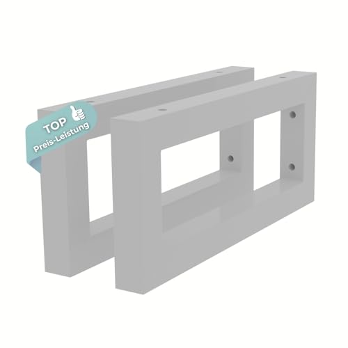HAGO24 Wandhalterung Regal 2er Set in weiß I 350x150mm I hochwertige DIY Regalhalterung I Waschtisch Halterung aus Stahl I Wandregal Halterung zur individuellen Gestaltung I robuste Regalträger HAGO24 Wandhalterung Regal 2er Set in weiß I 350x150mm I hochwertige DIY Regalhalterung I Waschtisch Halterung aus Stahl I Wandregal Halterung zur individuellen Gestaltung I robuste Regalträger von HAGO